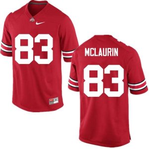 Men's Ohio State Buckeyes #83 Terry McLaurin Red Nike NCAA College Football Jersey Style HZI6544WV